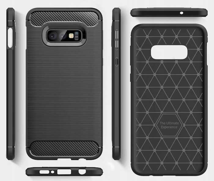 Spacecase Carbon Galaxy S10E Czarny