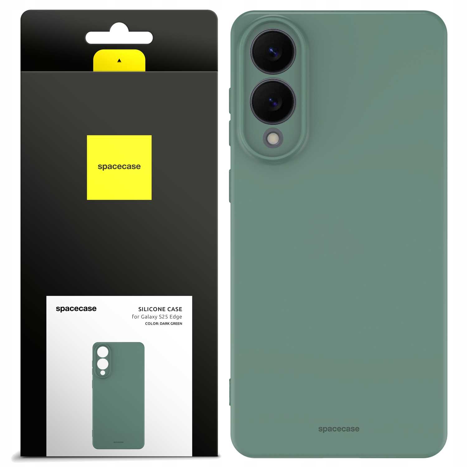 Spacecase Silicone Case 3.0 Galaxy S25 Edge Dark Green