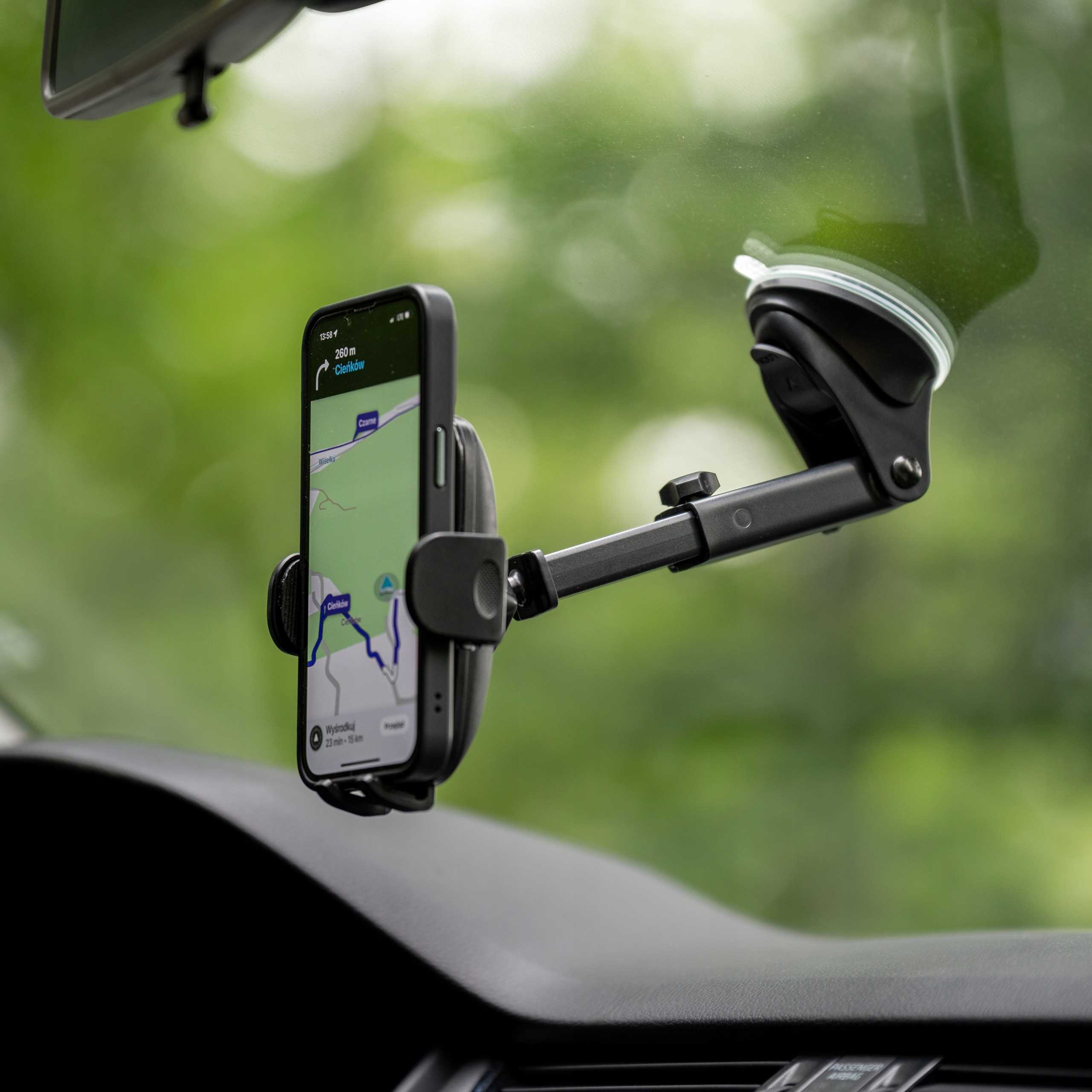 Spacecase Car Holder Sc13 Ghost Dash/Windshield Black