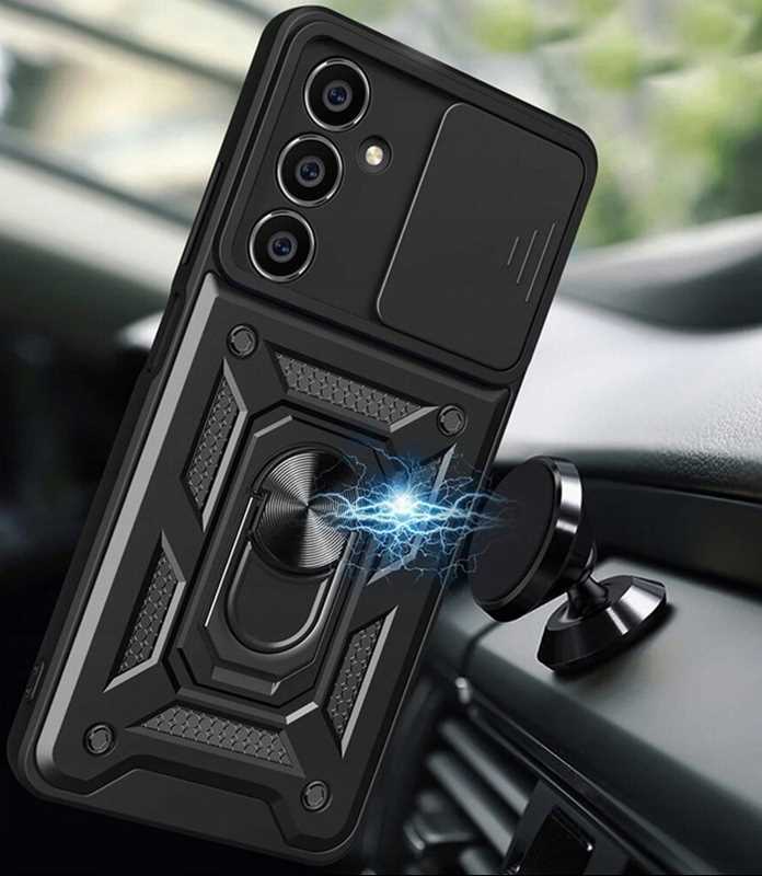 Spacecase Camring Galaxy A25 5G black