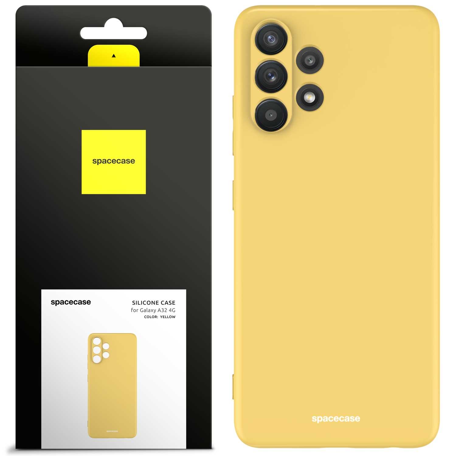 Spacecase Silicone Case Galaxy A32 4G Yellow
