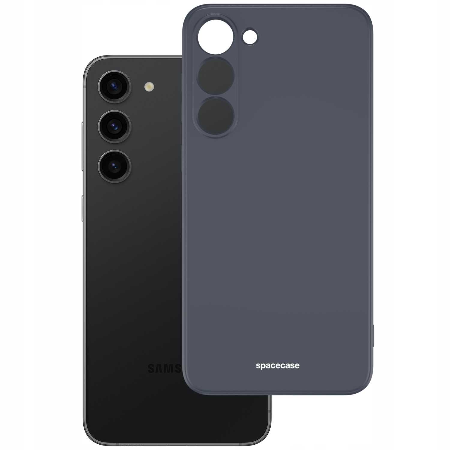 Spacecase Silicone Case Galaxy S23+ Black