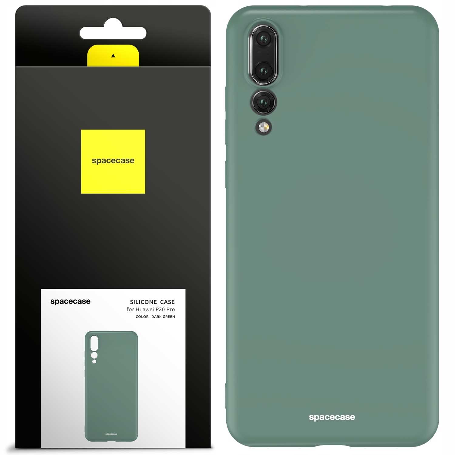 Spacecase Silicone Case Huawei P20 Pro dark green