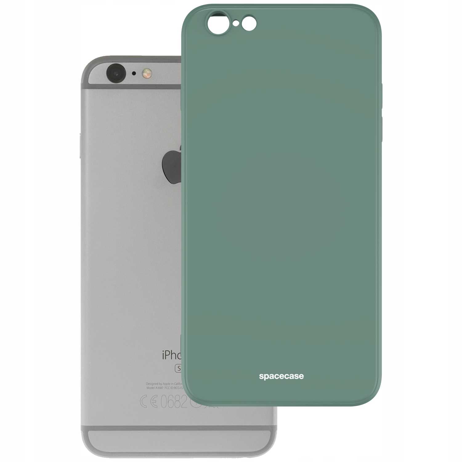 Spacecase Silicone Case iPhone 6/6s Plus dark green