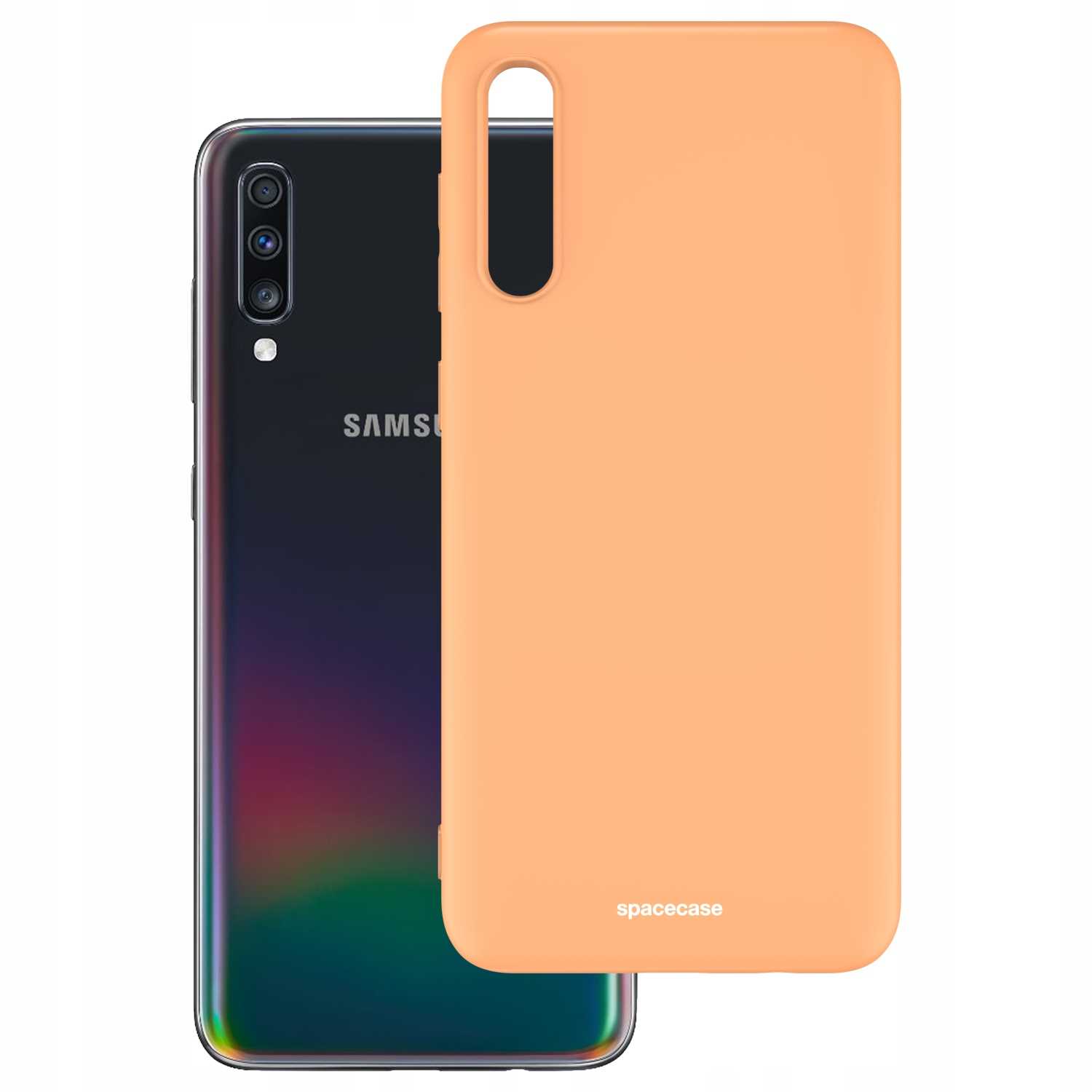 Spacecase Silicone Case Galaxy A70 Orange