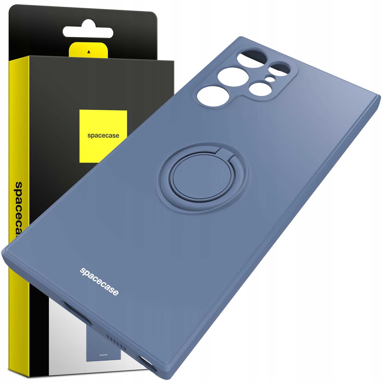 Spacecase Silicone Ring Galaxy S22 Ultra blue