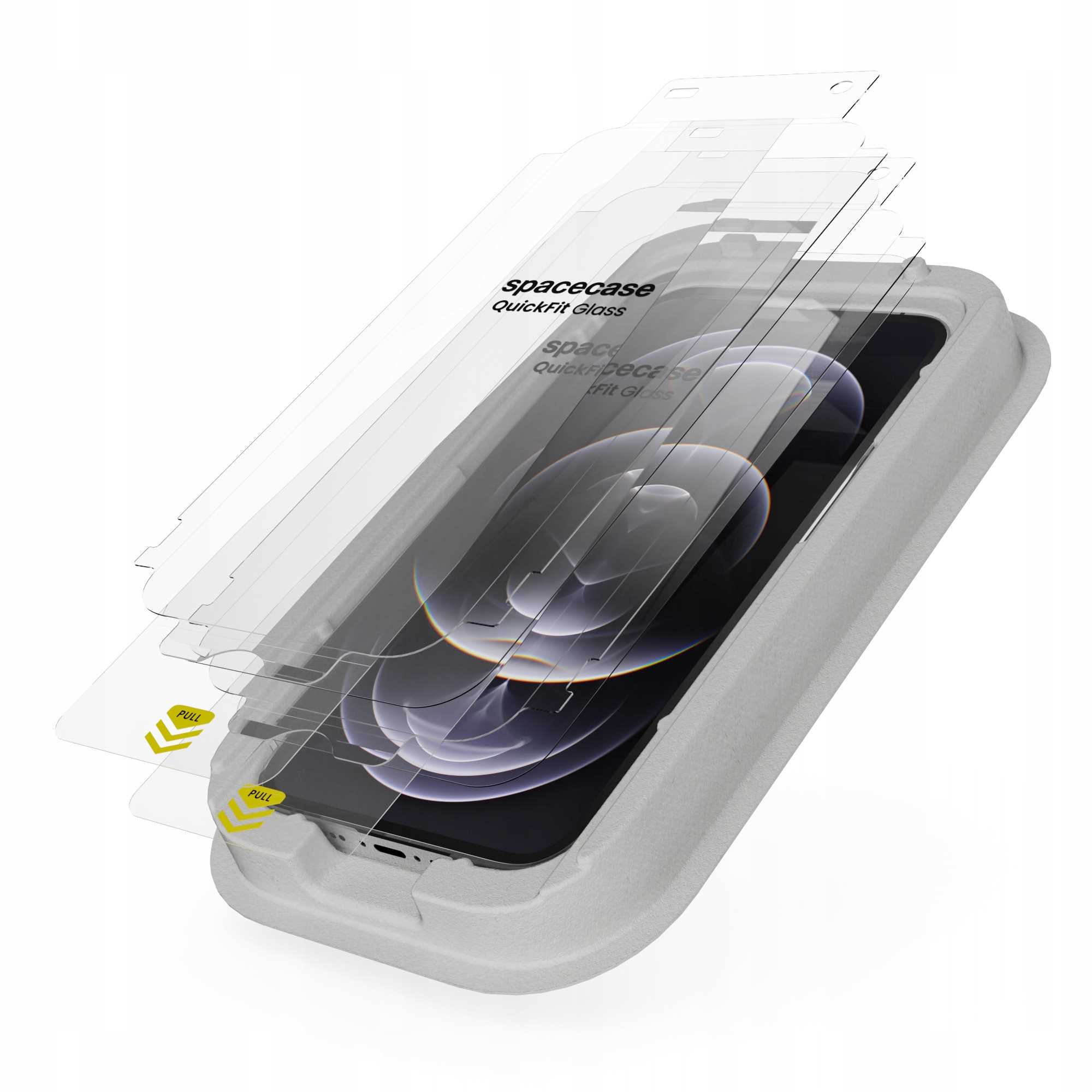 Spacecase QuickFit Glass iPhone 12 Pro Max