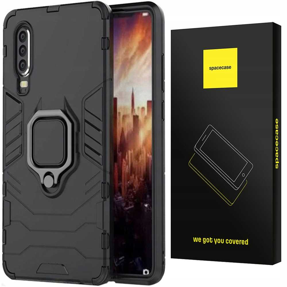 Spacecase X-Ring Huawei P30 czarny
