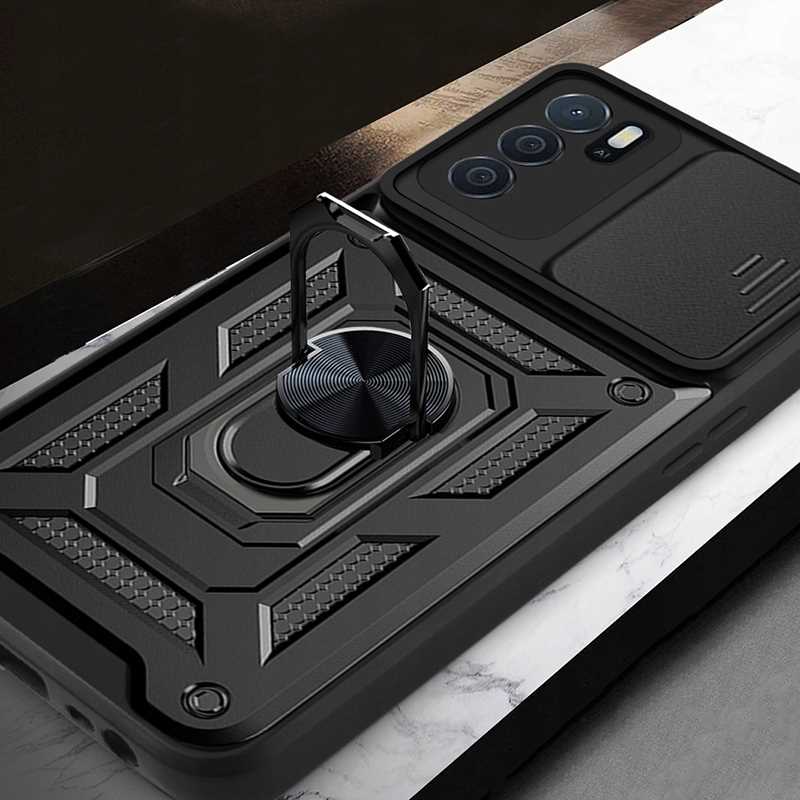 Spacecase Camring Oppo A16 black