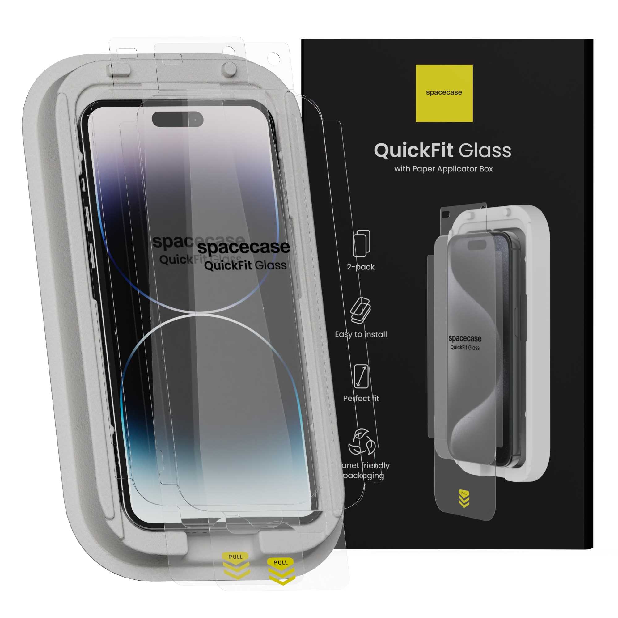 Spacecase QuickFit Glass iPhone 14 Pro Max