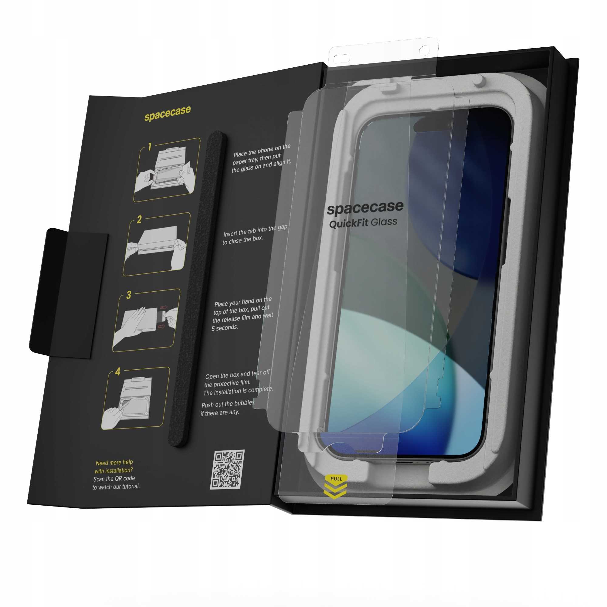 Spacecase Quickfit Glass Iphone 16 Pro/17/17 Pro