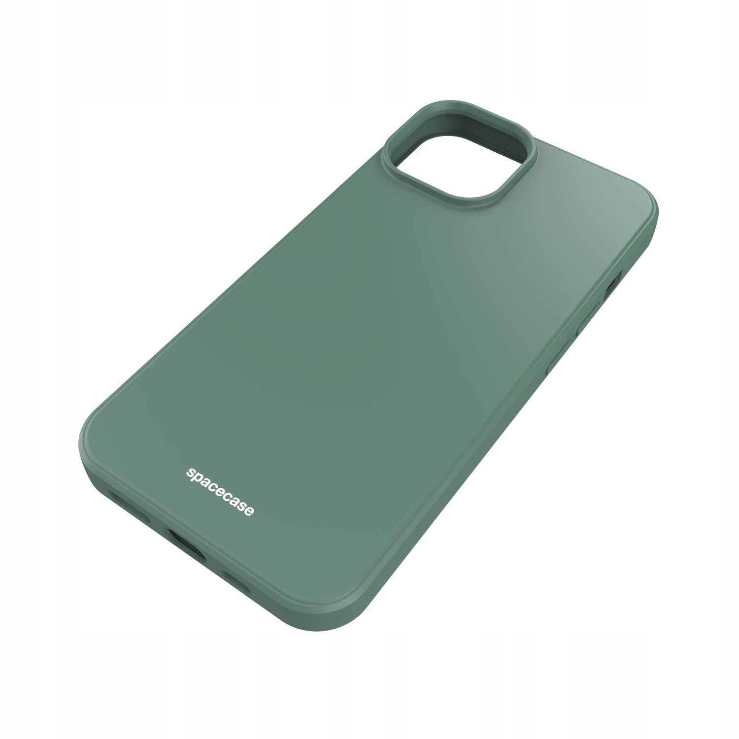 Spacecase Silicone Case iPhone 14 dark green