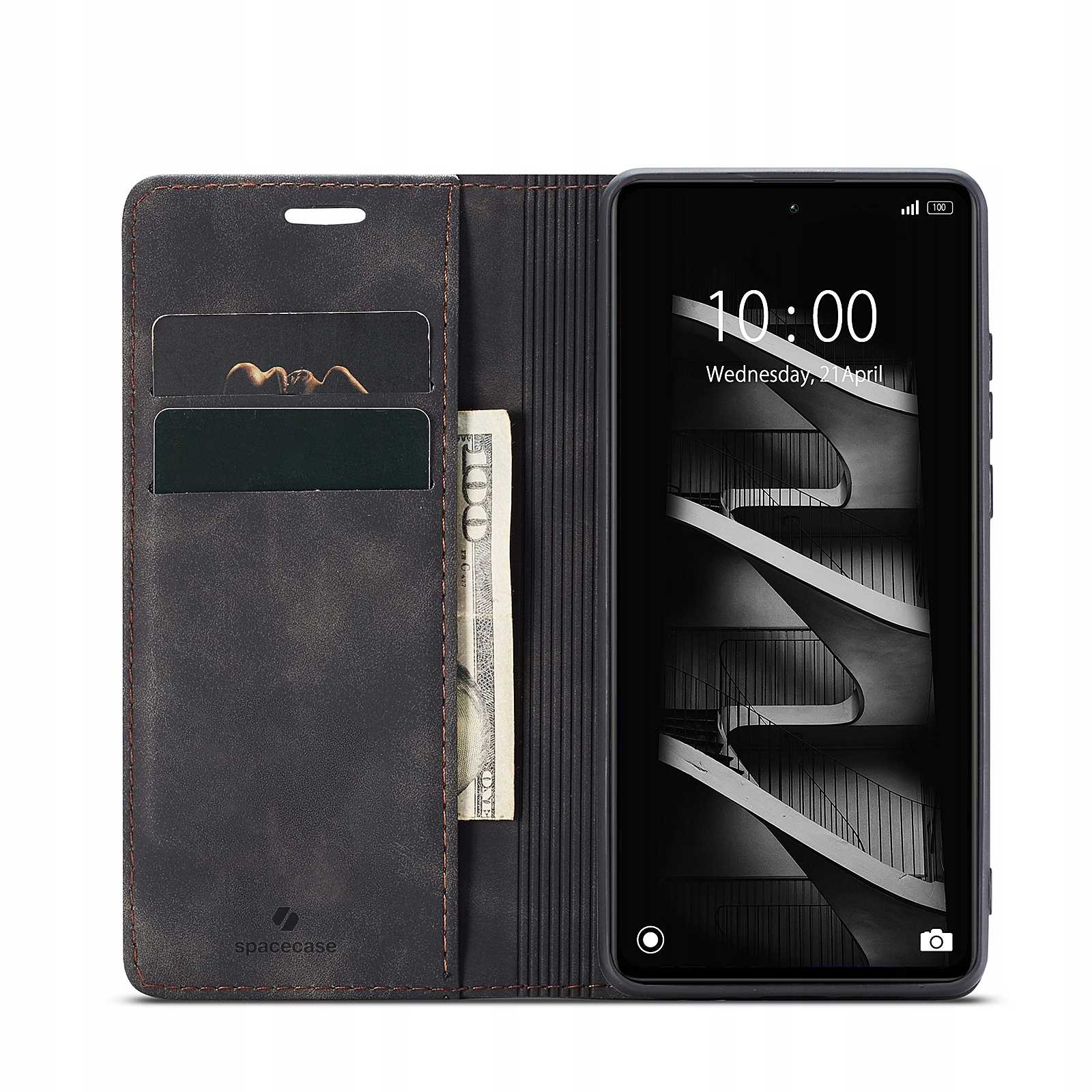 Spacecase Wallet Poco X5 Pro/Note 12 Pro Black