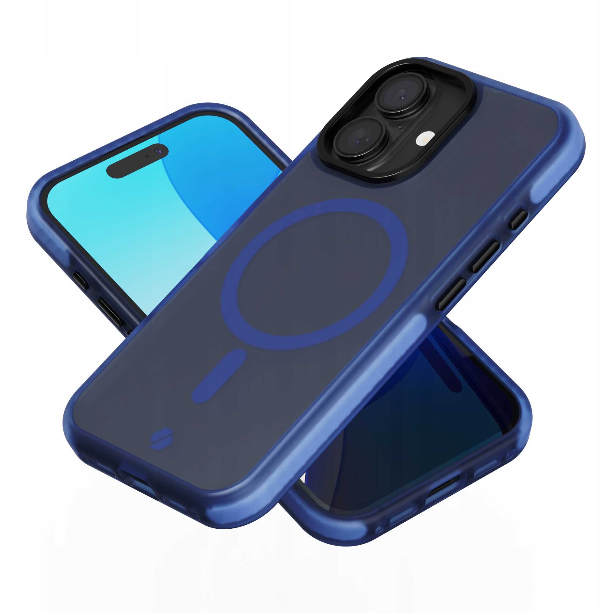 Spacecase Hybrid Fusion Mag iPhone 16 dark blue