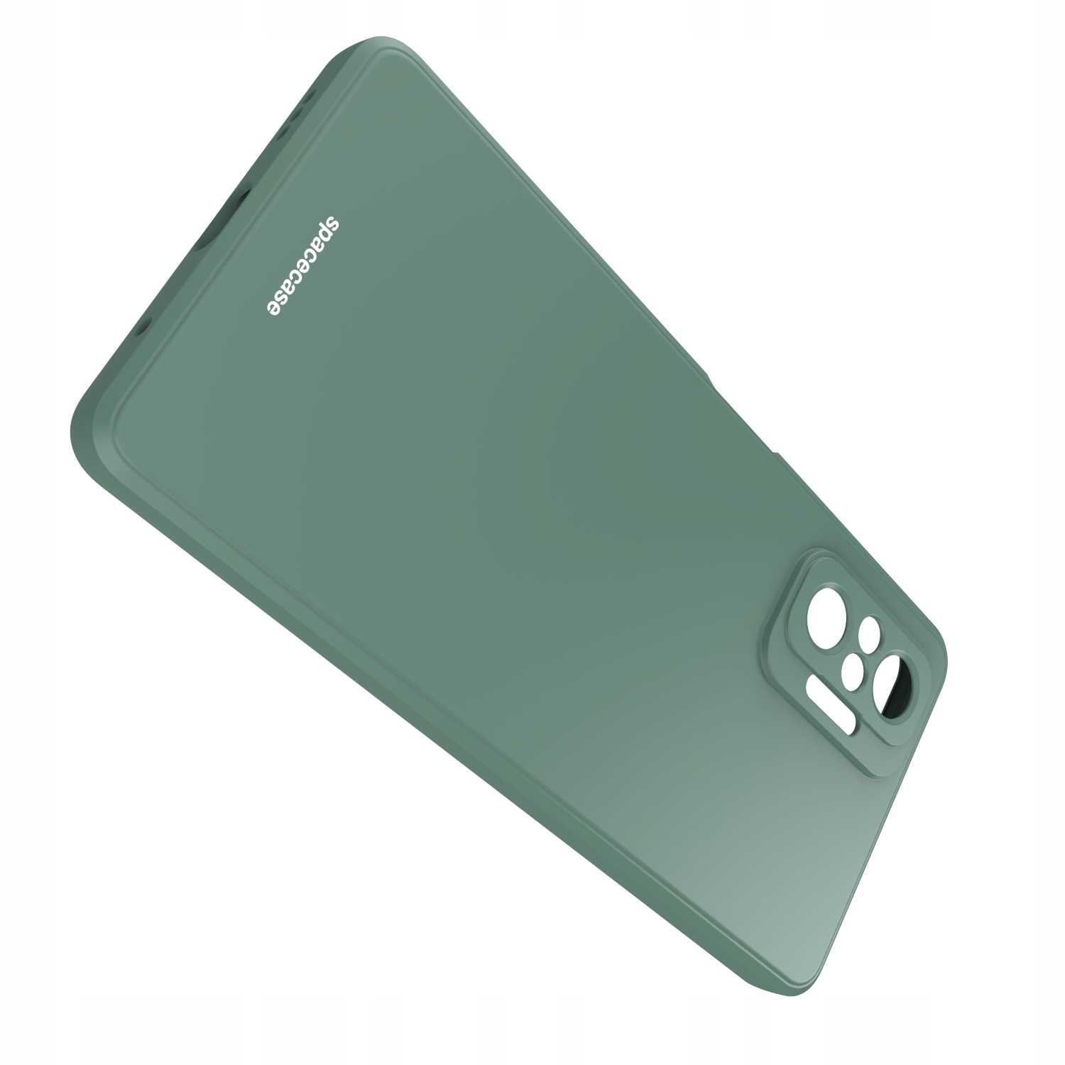 Spacecase Silicone Case Redmi Note 10 Pro dark green
