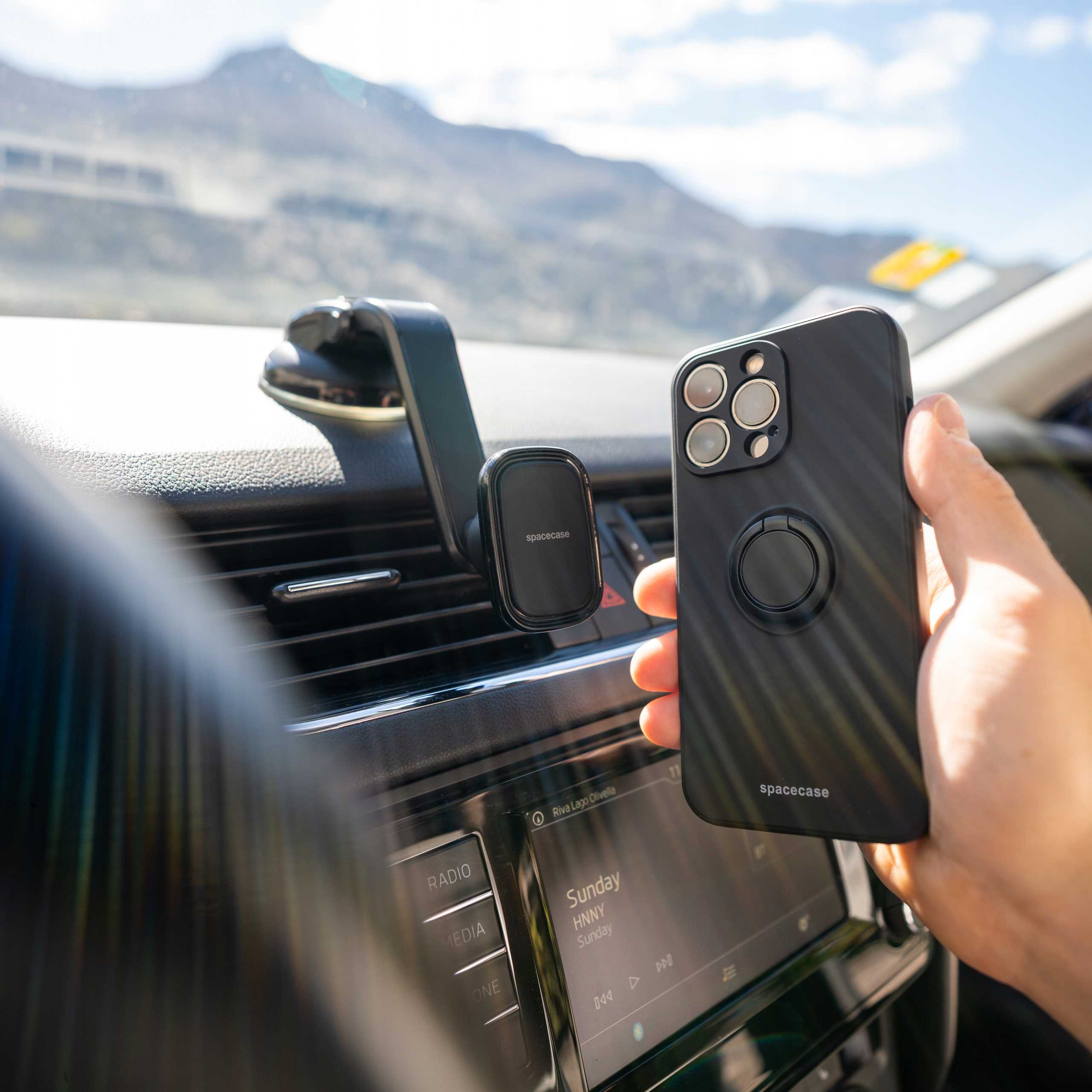Spacecase Car Holder SC11 Dash Magnetic black