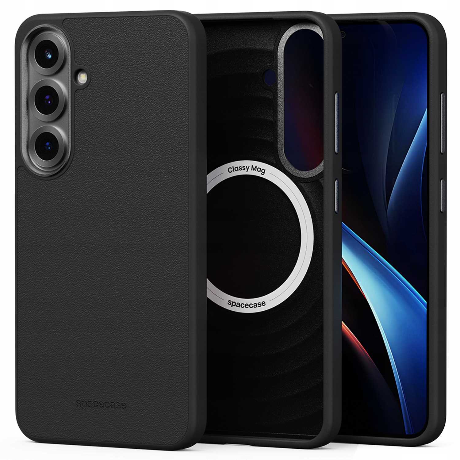 Spacecase Classy Mag Galaxy S25 Black