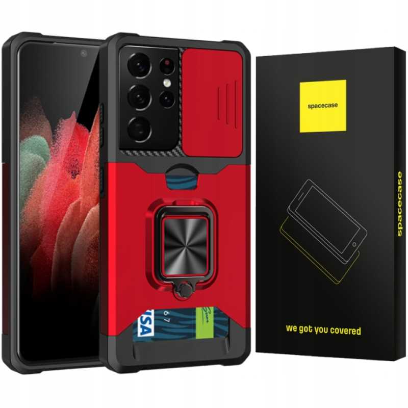 Spacecase Task Galaxy S21 Ultra czerwony