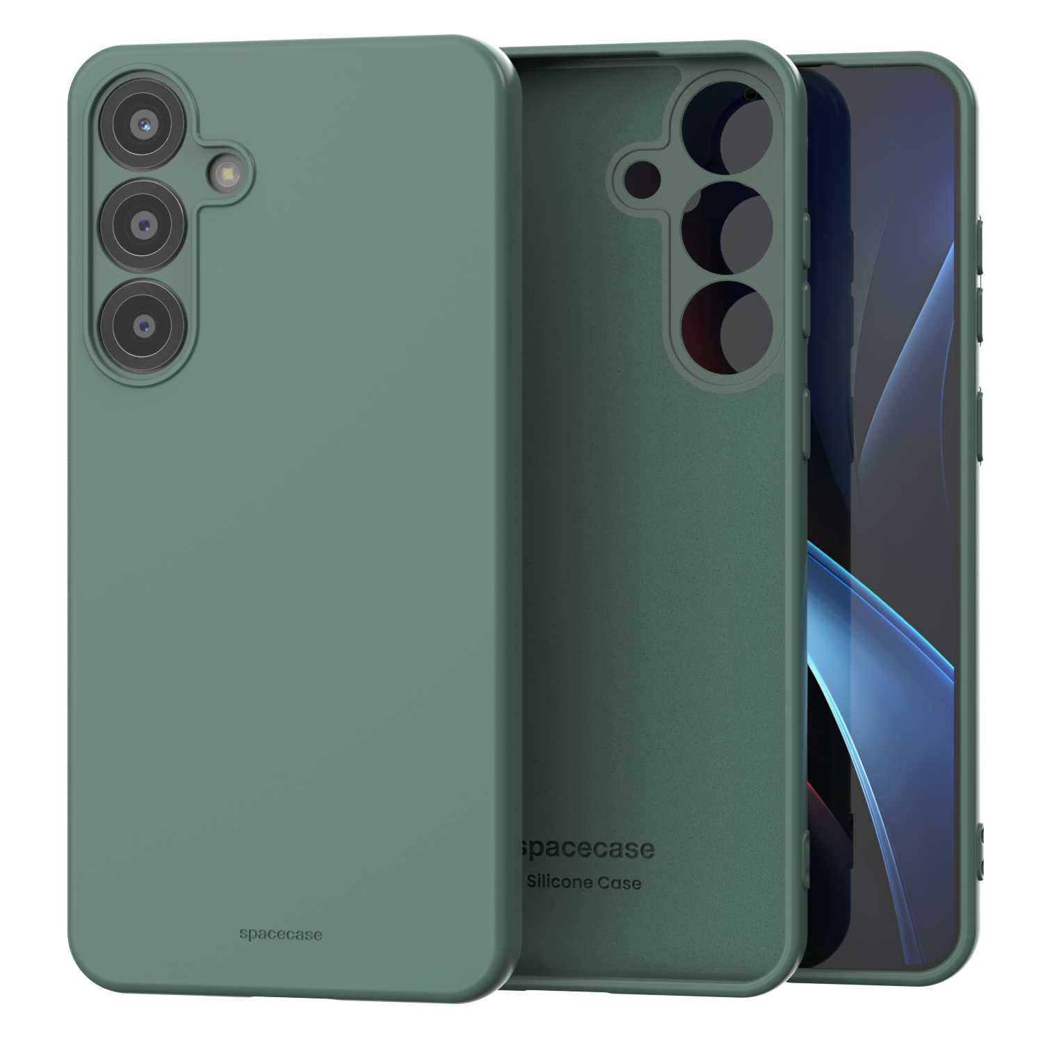 Spacecase Silicone Case 3.0 Galaxy S25+ dark green