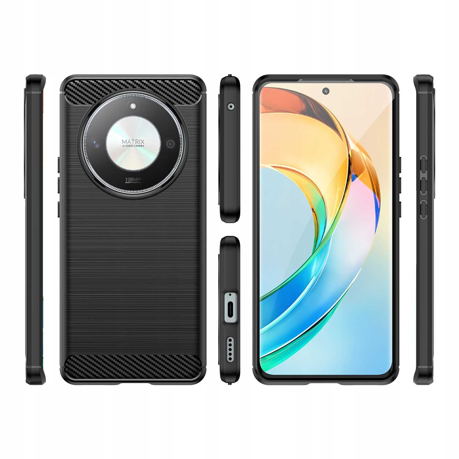 Spacecase Carbon Honor Magic 6 Lite Black