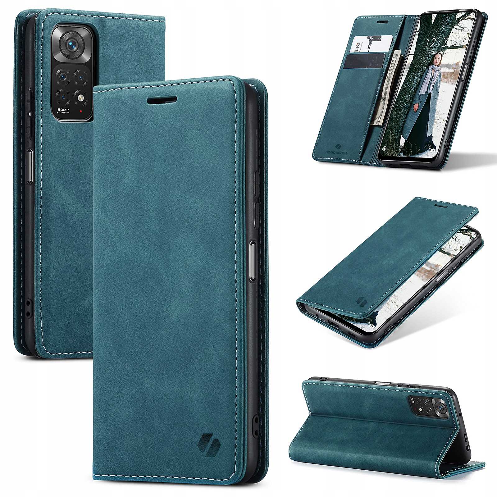 Spacecase Wallet Redmi Note 11/11S  Blue
