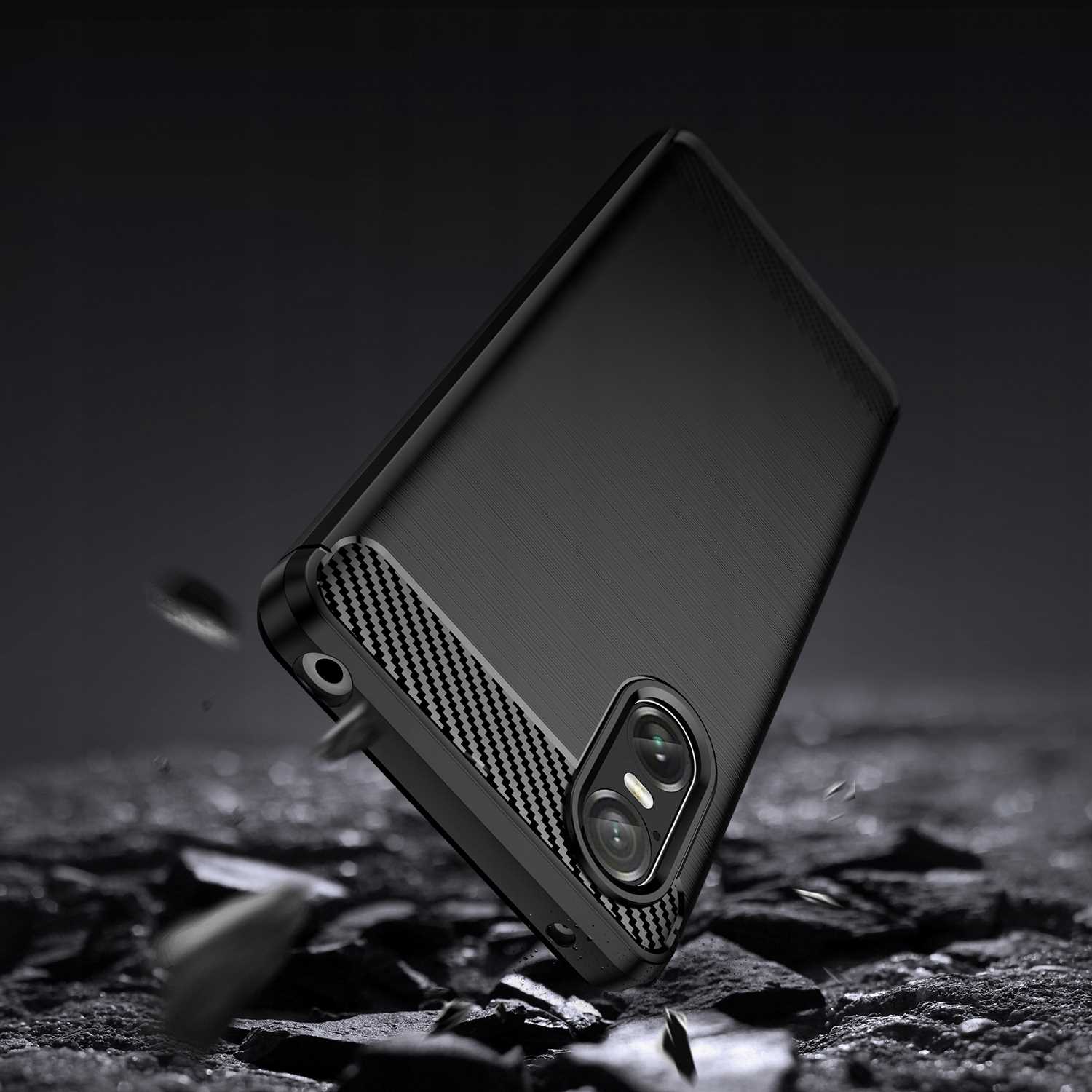 Spacecase Carbon Xperia 10 VI black