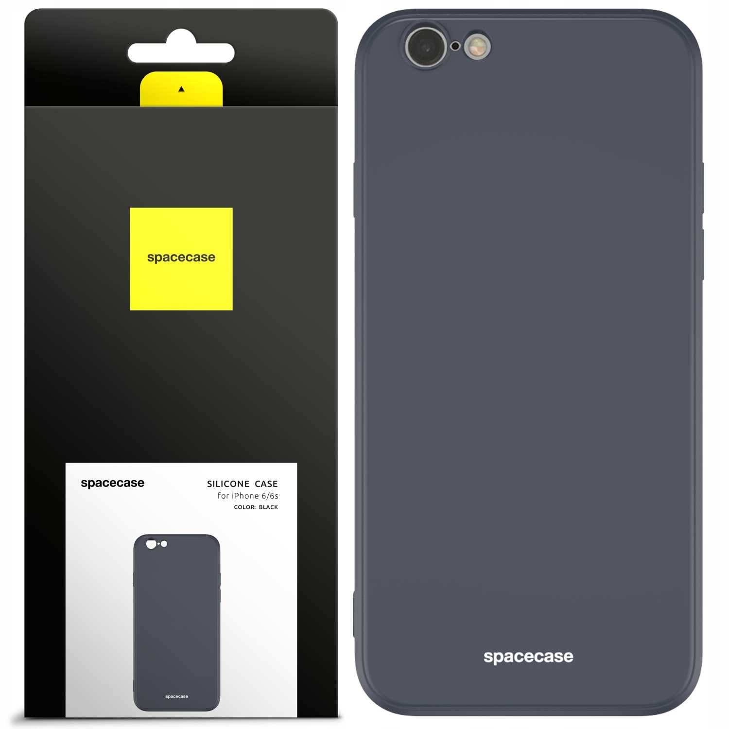 Spacecase Silicone Case iPhone 6/6s black