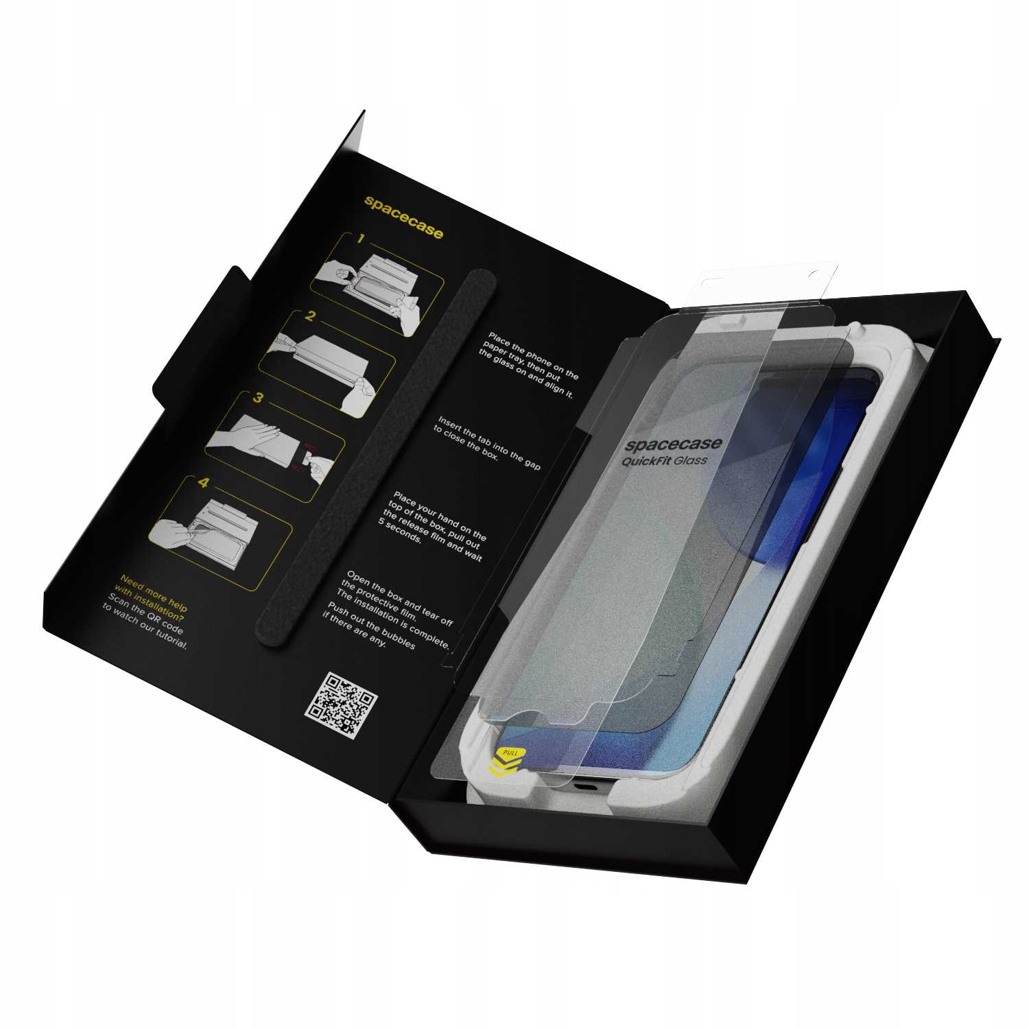 Spacecase Quickfit Privacy Glass Iphone 16 Pro / 17 / 17 Pro