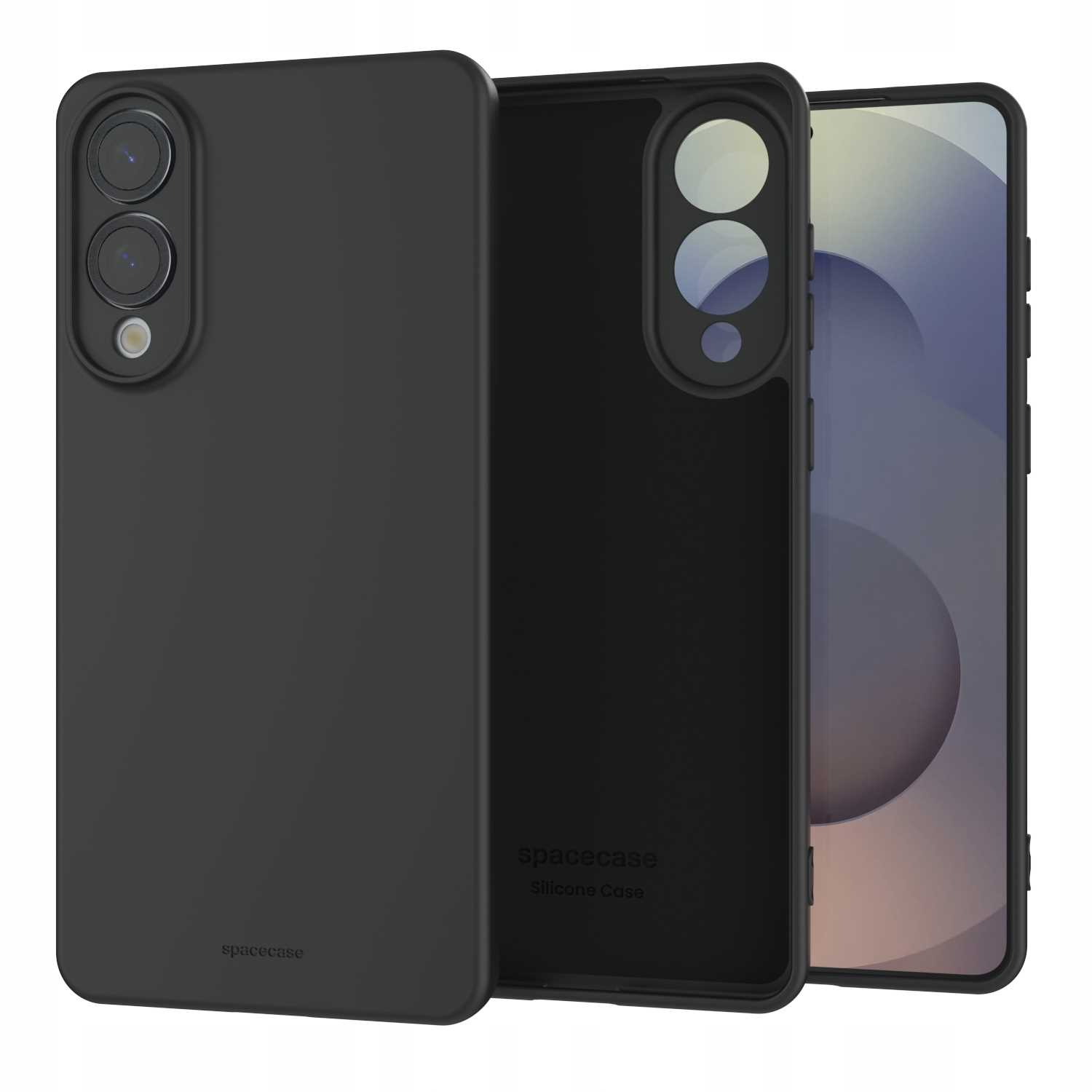 Spacecase Silicone Case 3.0 Galaxy S25 Edge Black