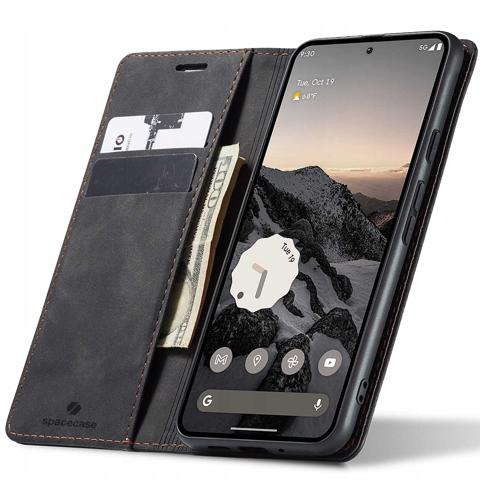 Spacecase Wallet Google Pixel 9/9 Pro Black
