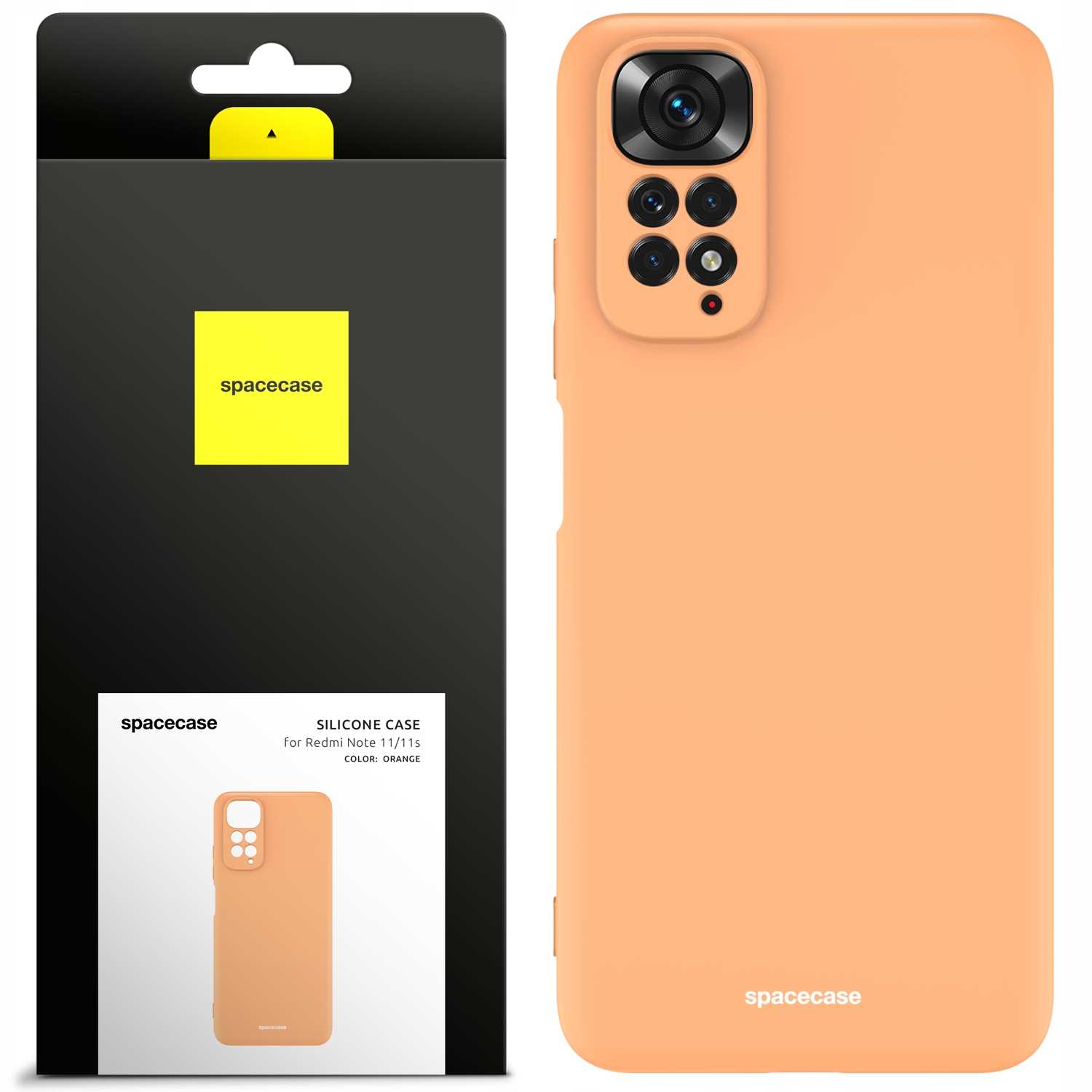 Spacecase Silicone Case Redmi Note 11/11s orange