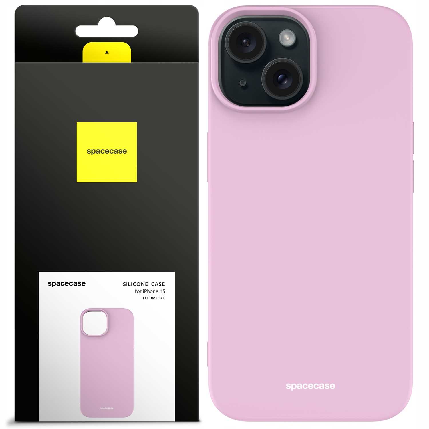 Spacecase Silicone Case Iphone 15 Lilac