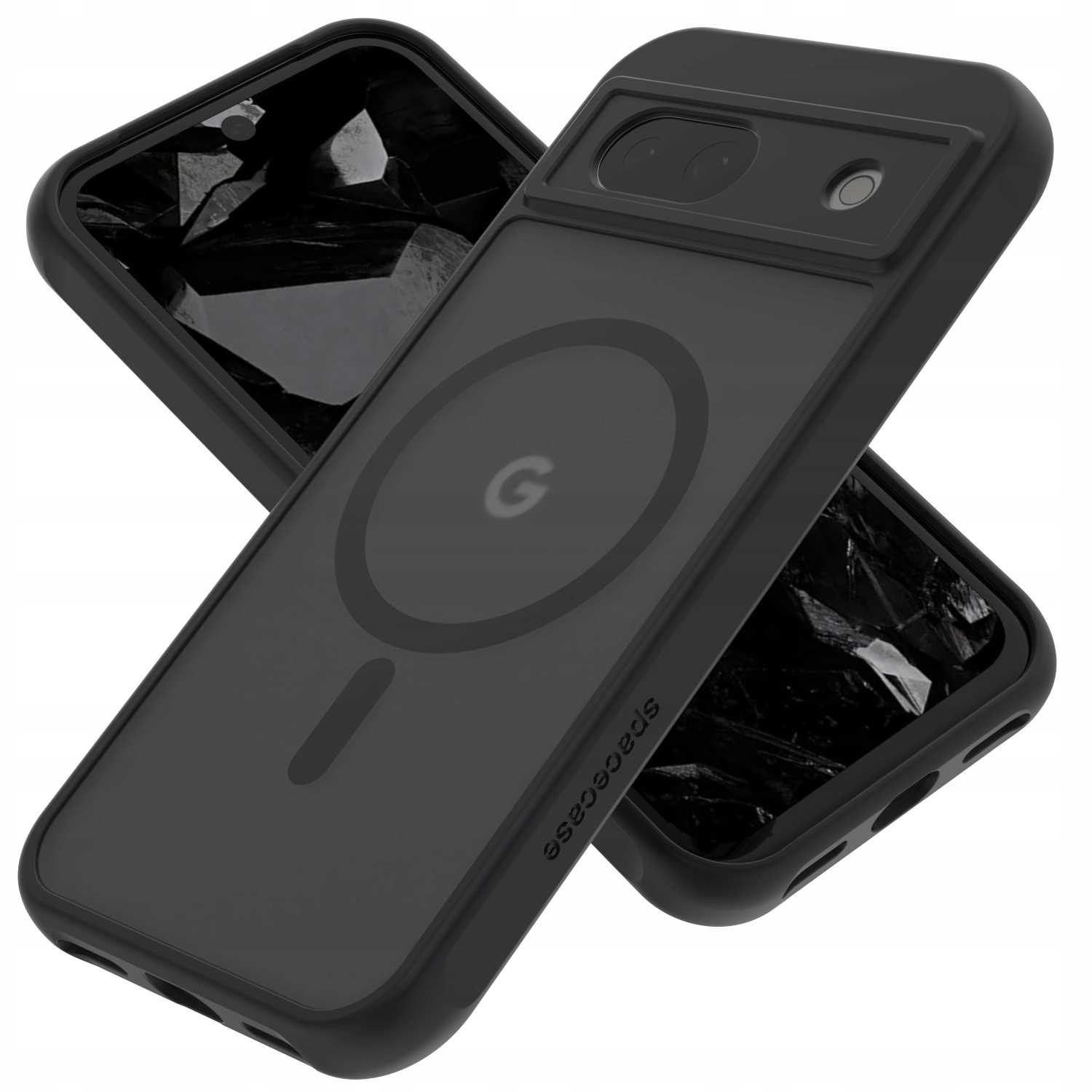 Spacecase Hybrid Mag Google Pixel 8A Black