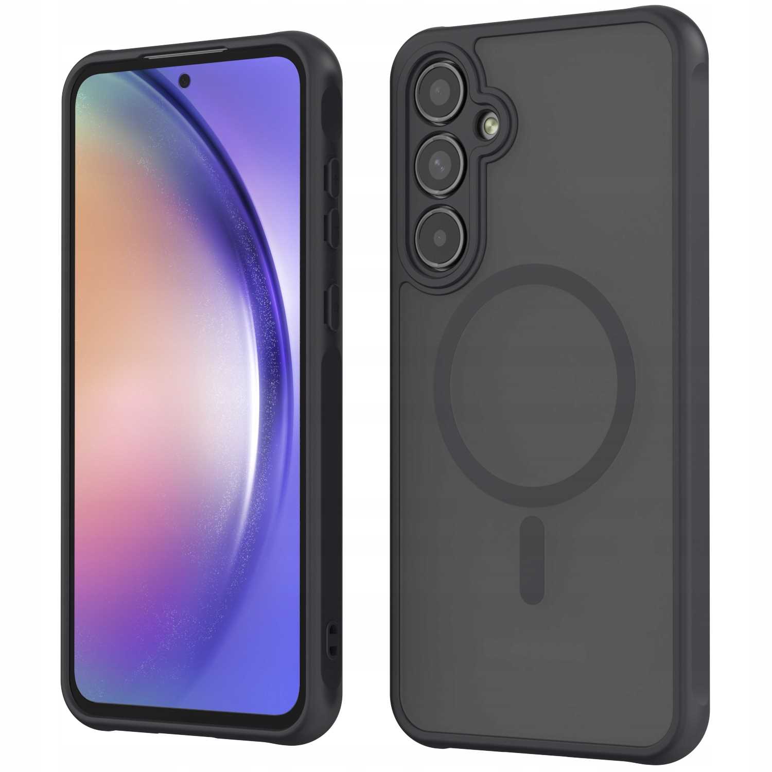 Spacecase Hybrid Mag Galaxy A55 5G black