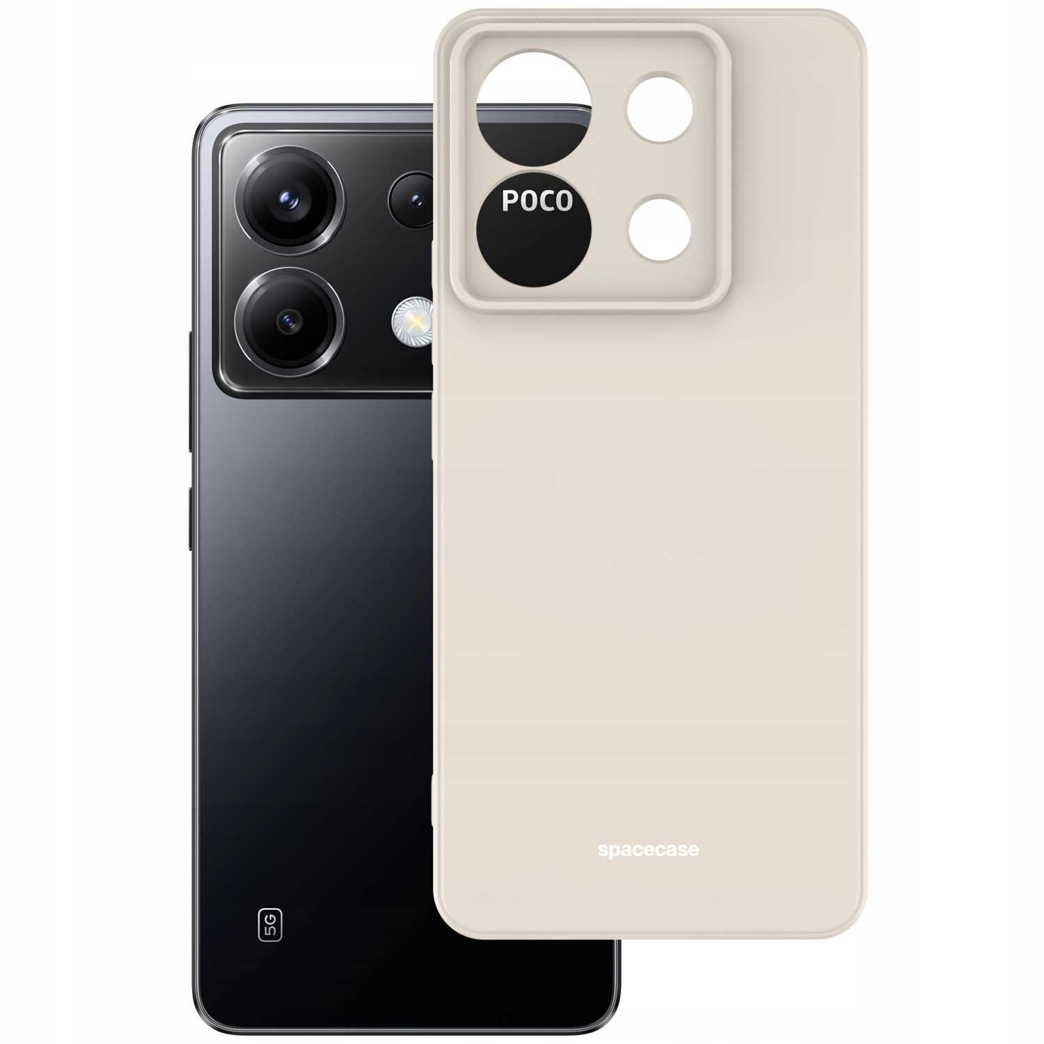Spacecase Silicone Case Poco X6 / Rm Note 13 Pro 5G Bone