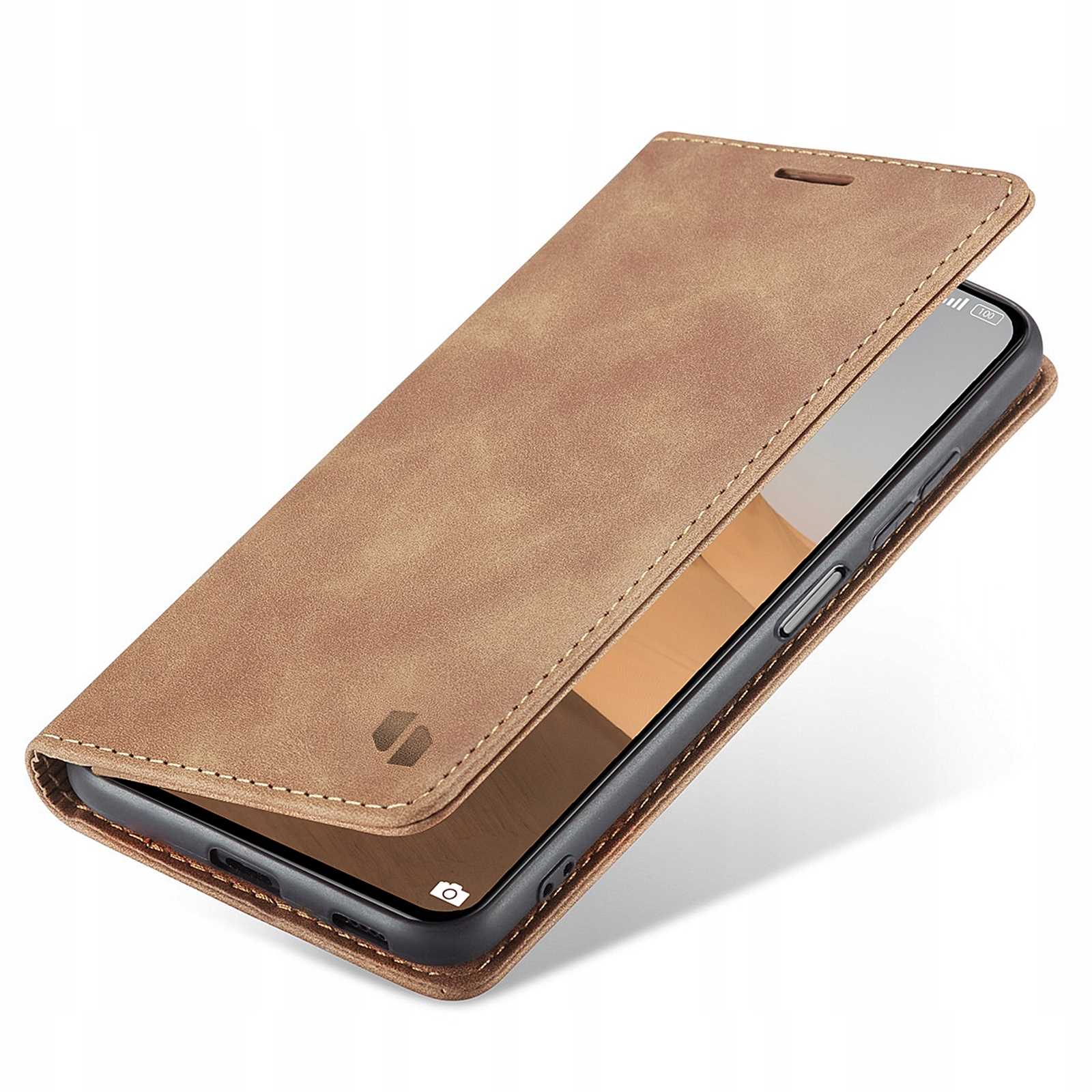 Spacecase Wallet Poco F3 / Mi 11I Light Brown