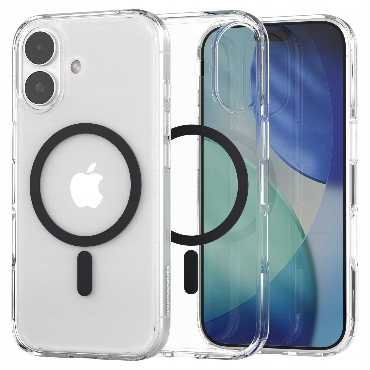 Spacecase Clear Mag Iphone 17 Black