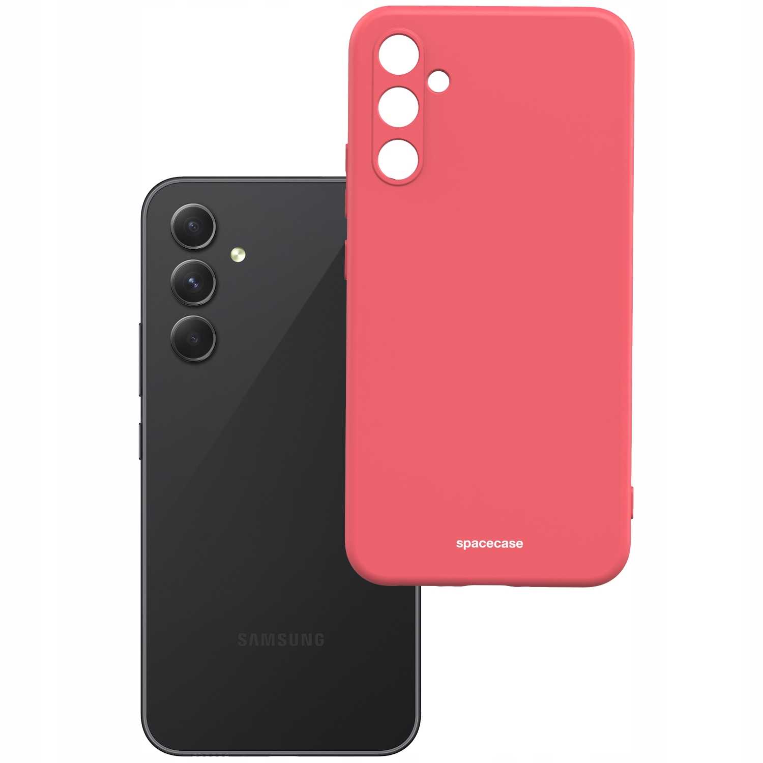 Spacecase Silicone Case Galaxy A54 5G Red