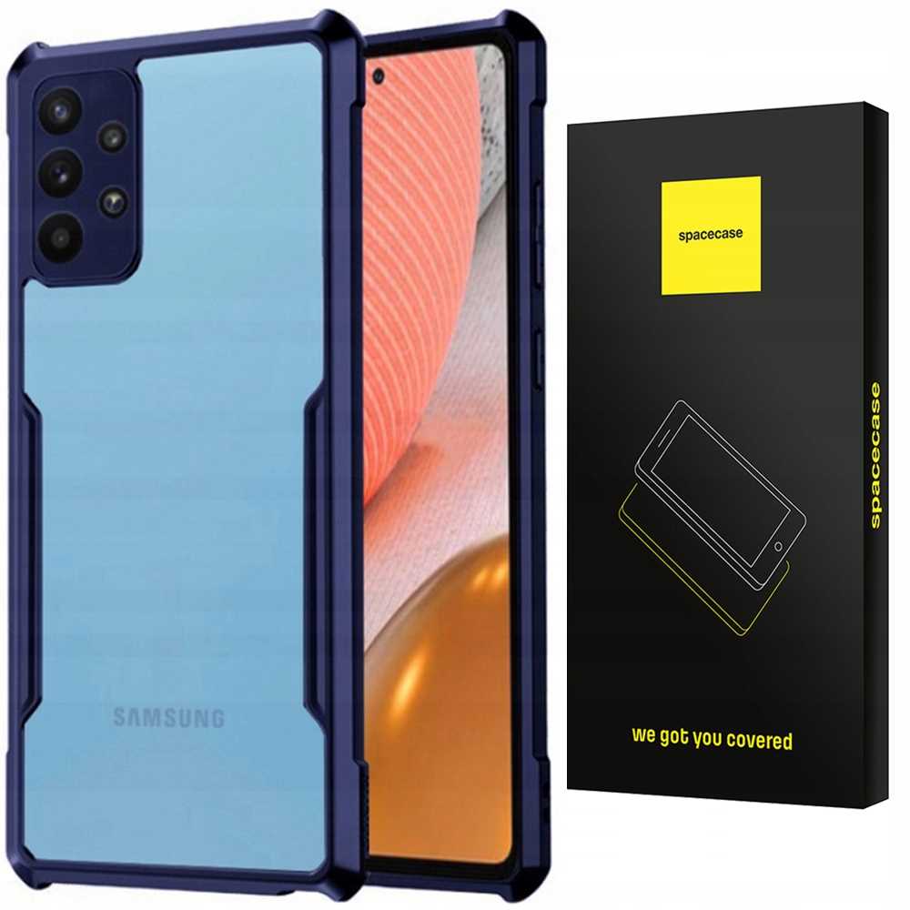 Spacecase Beetle Galaxy A72 5G niebieski