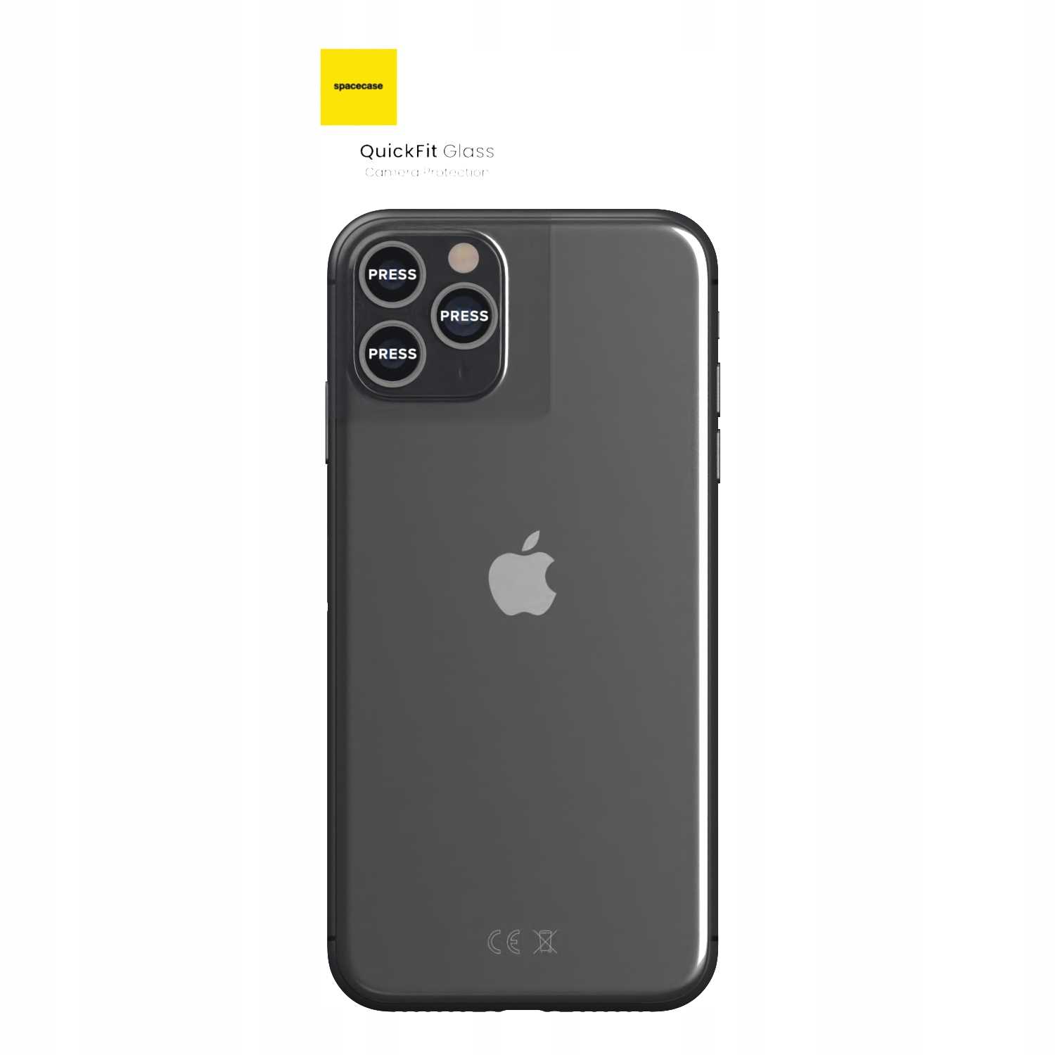 Spacecase QuickFit Camera iPhone 11 Pro/11 Pro Max/12 Pro black