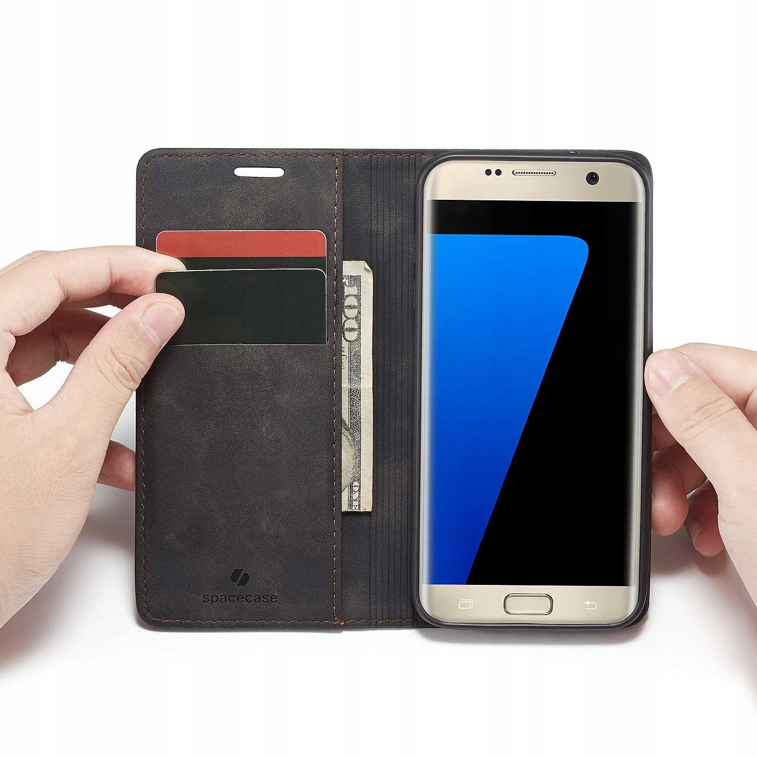 Spacecase Wallet Galaxy S7 Edge black
