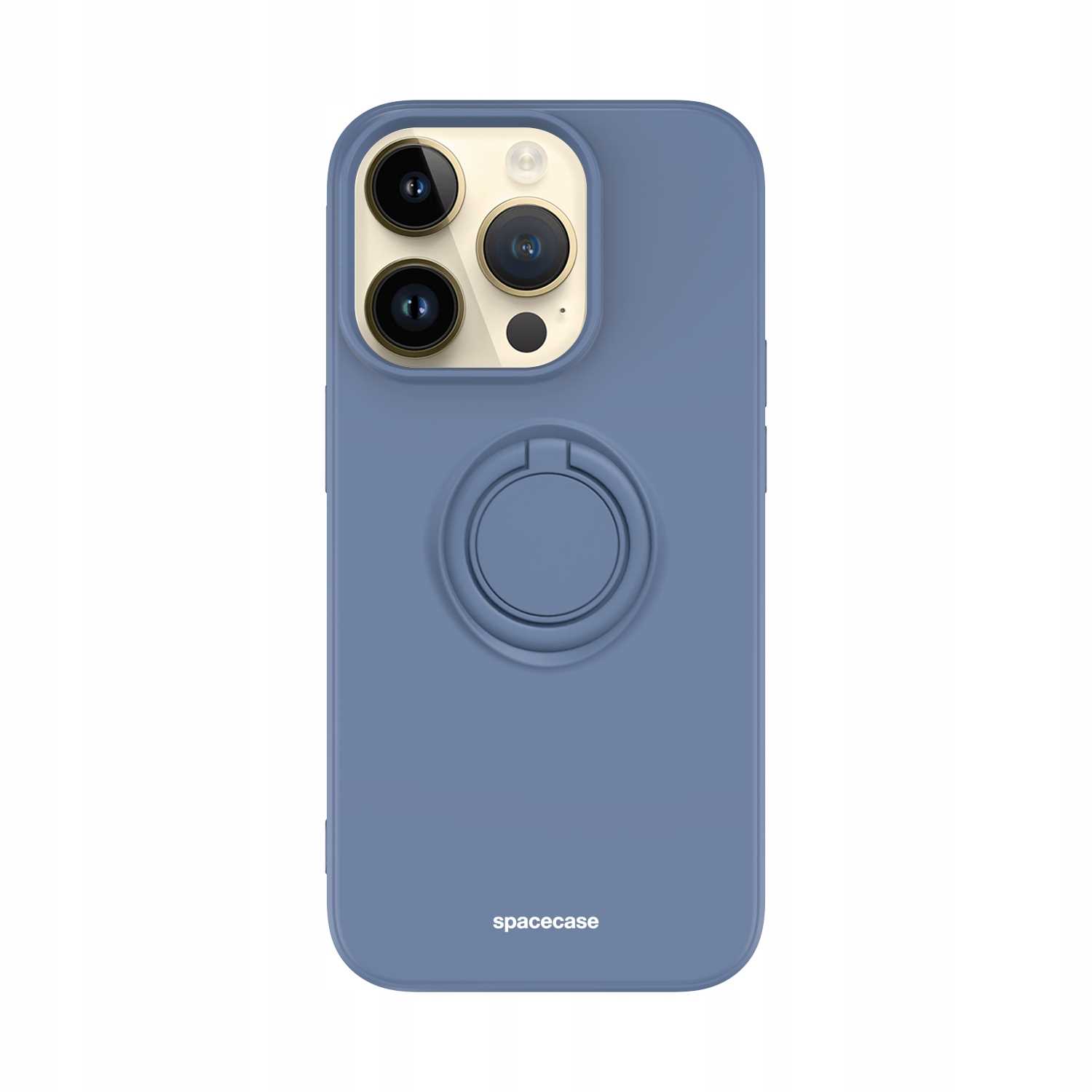 Spacecase Silicone Ring iPhone 14 Pro blue