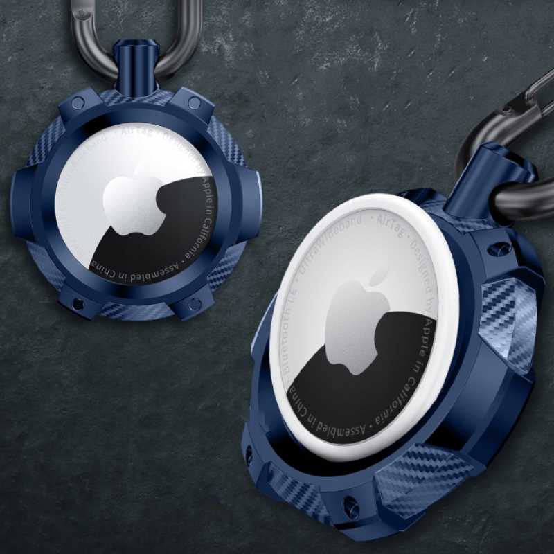 Spacecase Airtag Armor granatowy