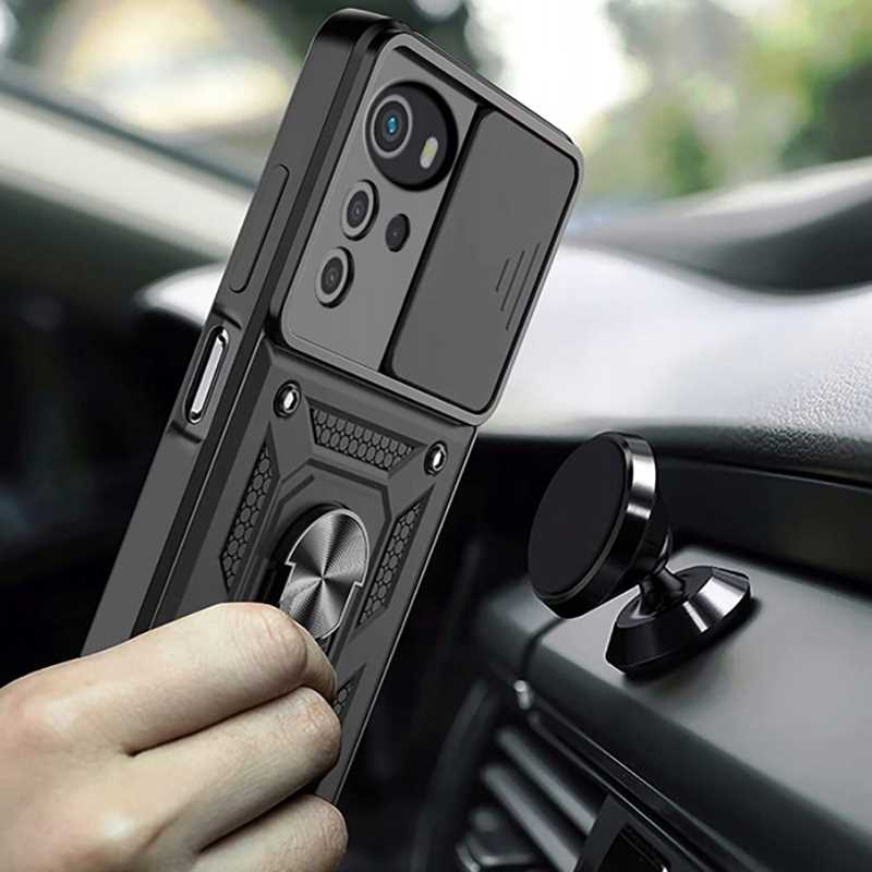 Spacecase Camring Motorola G22 black