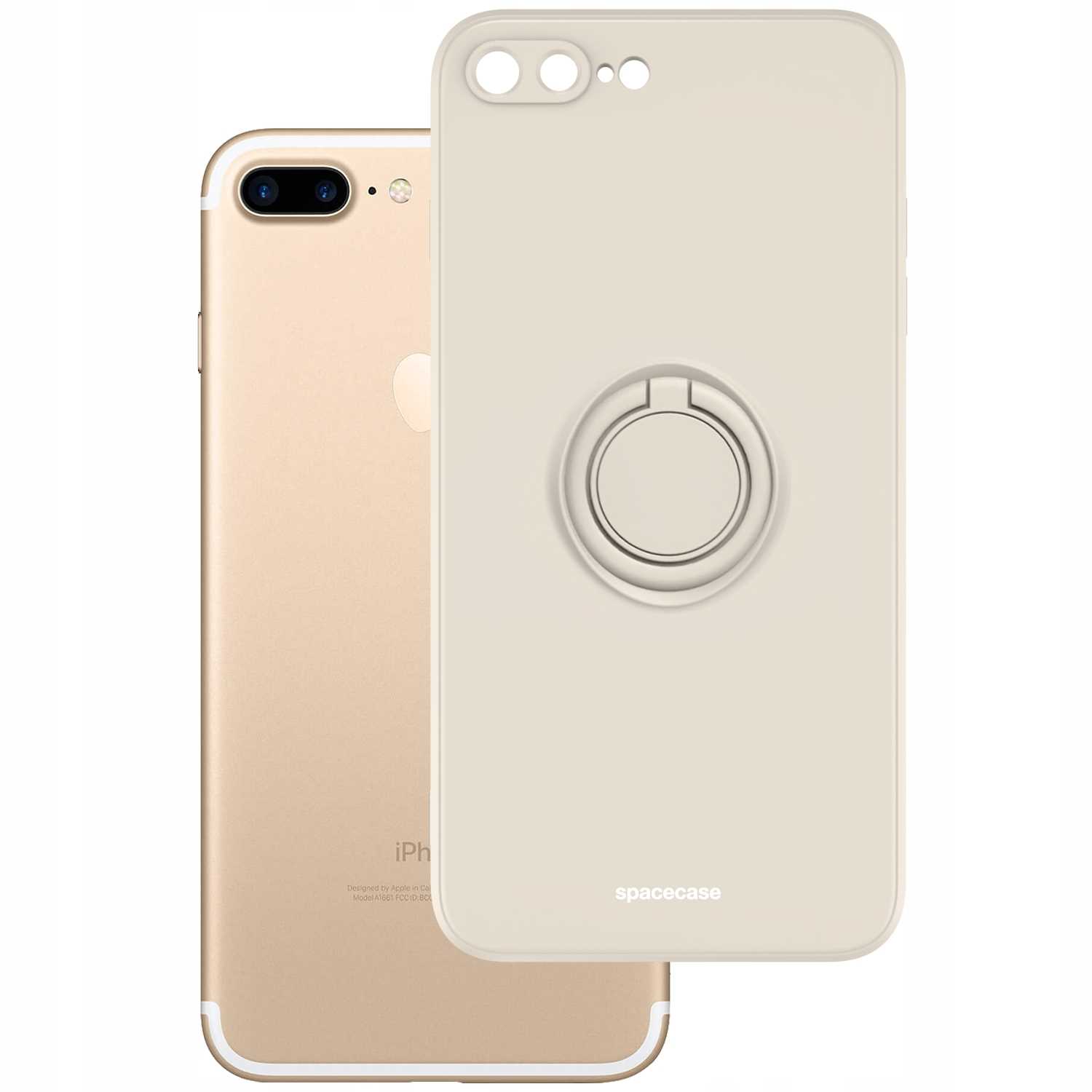 Spacecase Silicone Ring Iphone 7/8 Plus Bone