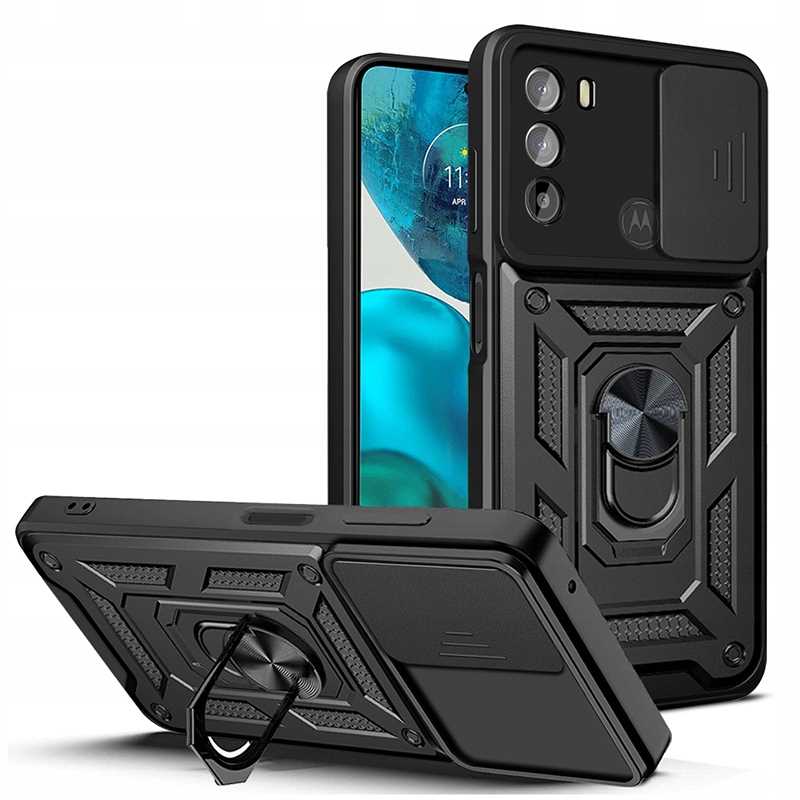 Spacecase Camring Moto G71 5G black