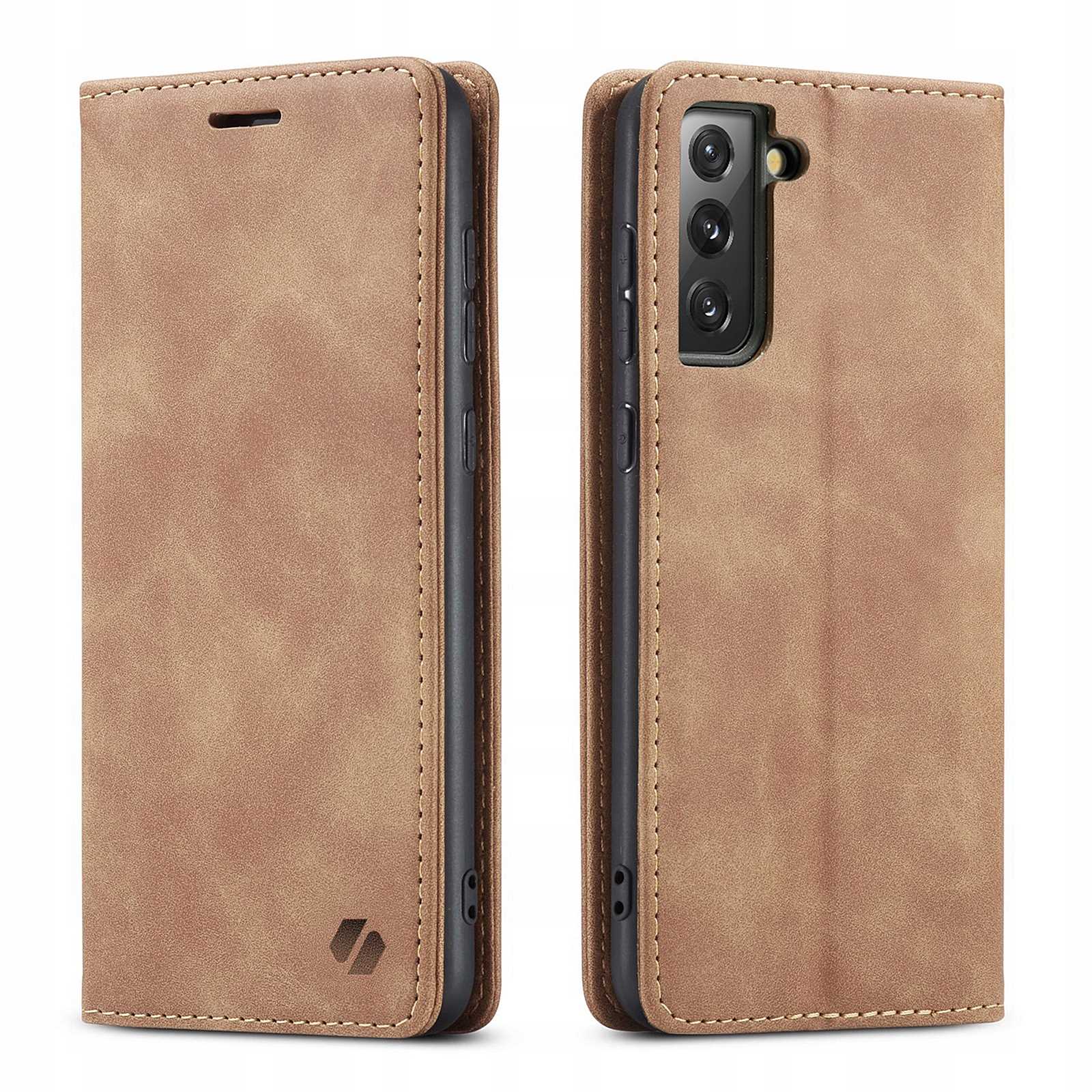 Spacecase Wallet Galaxy S21 Light Brown