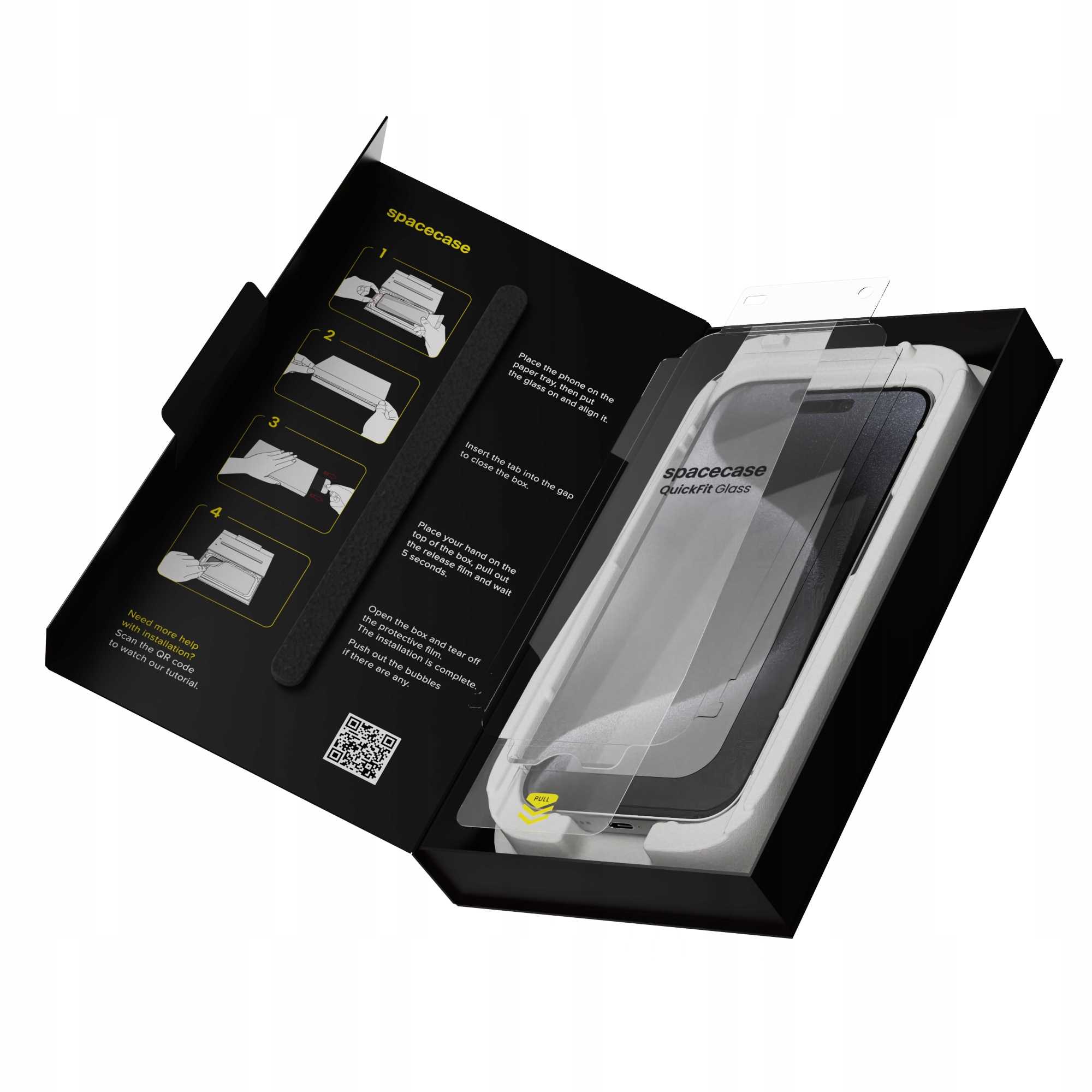 Spacecase QuickFit Glass IPhone 15 Pro Max