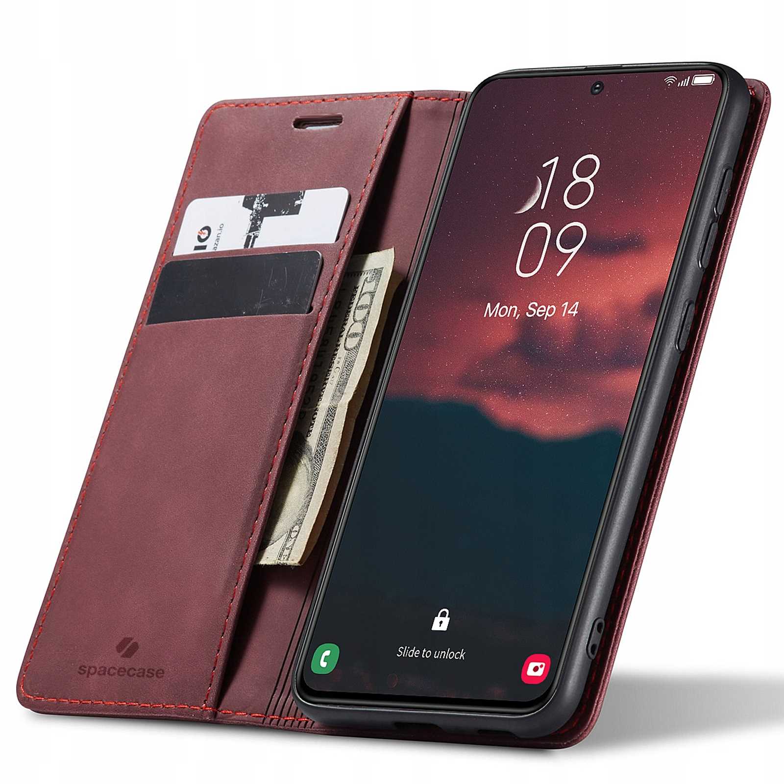 Spacecase Wallet Galaxy S23+ Red