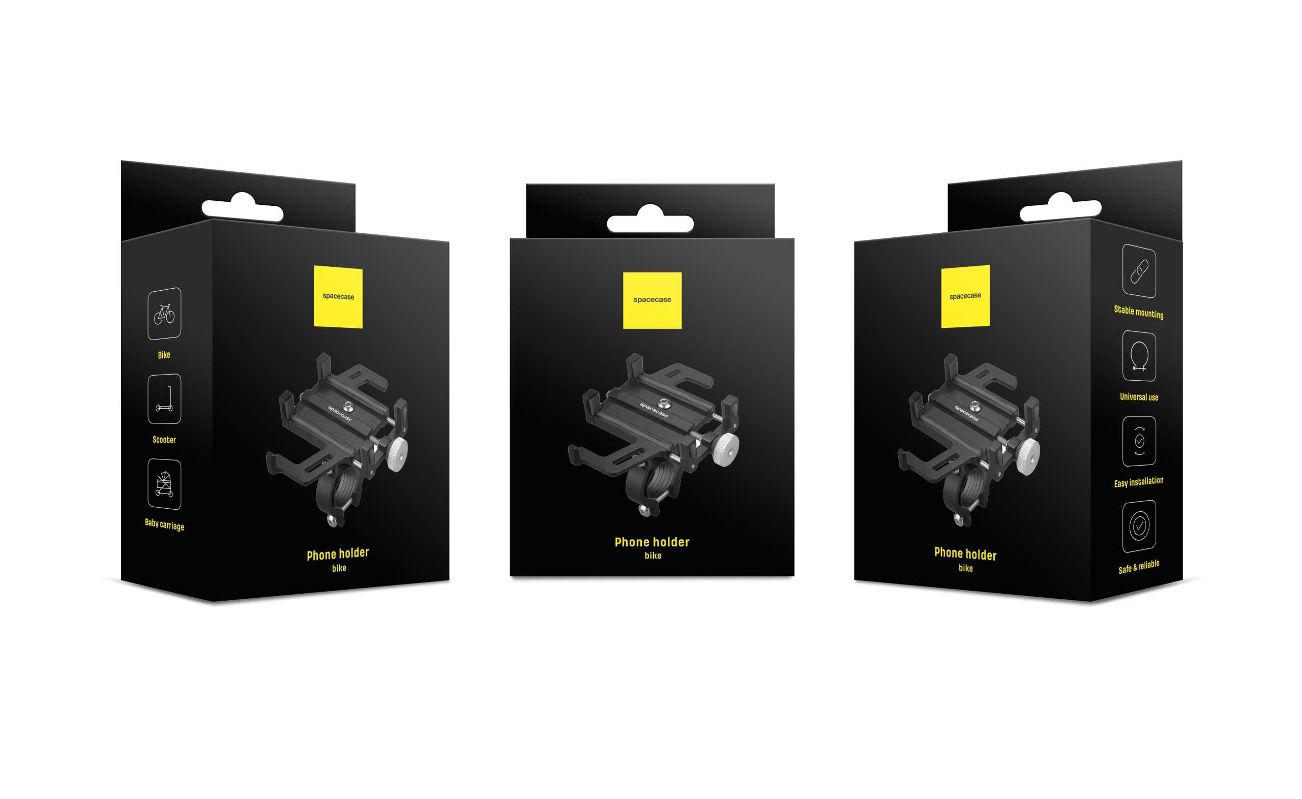 Spacecase Bike Holder Bh01 Black